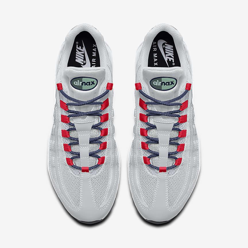 Giày Nike Air Max 95 By You Nữ Trắng Hồng 